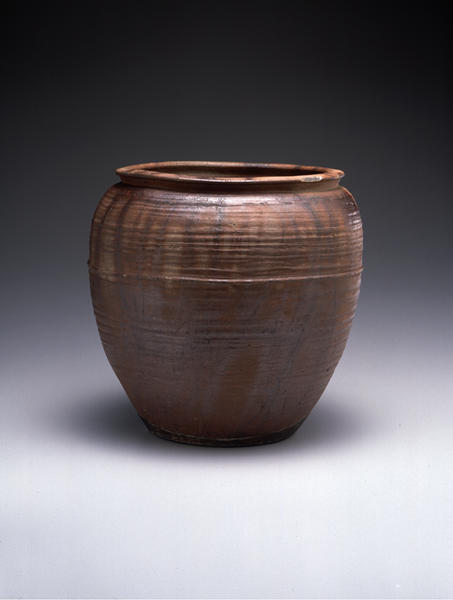 備前焼】時代もの 菊紋 壺 火襷 火襷大壺 文化遺産オンライン