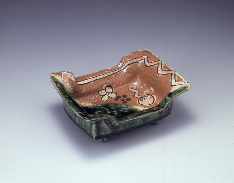 江戸時代後期 絵瀬戸向付 復興織部 再興織部 鉄絵向付 瀬戸焼 美濃焼