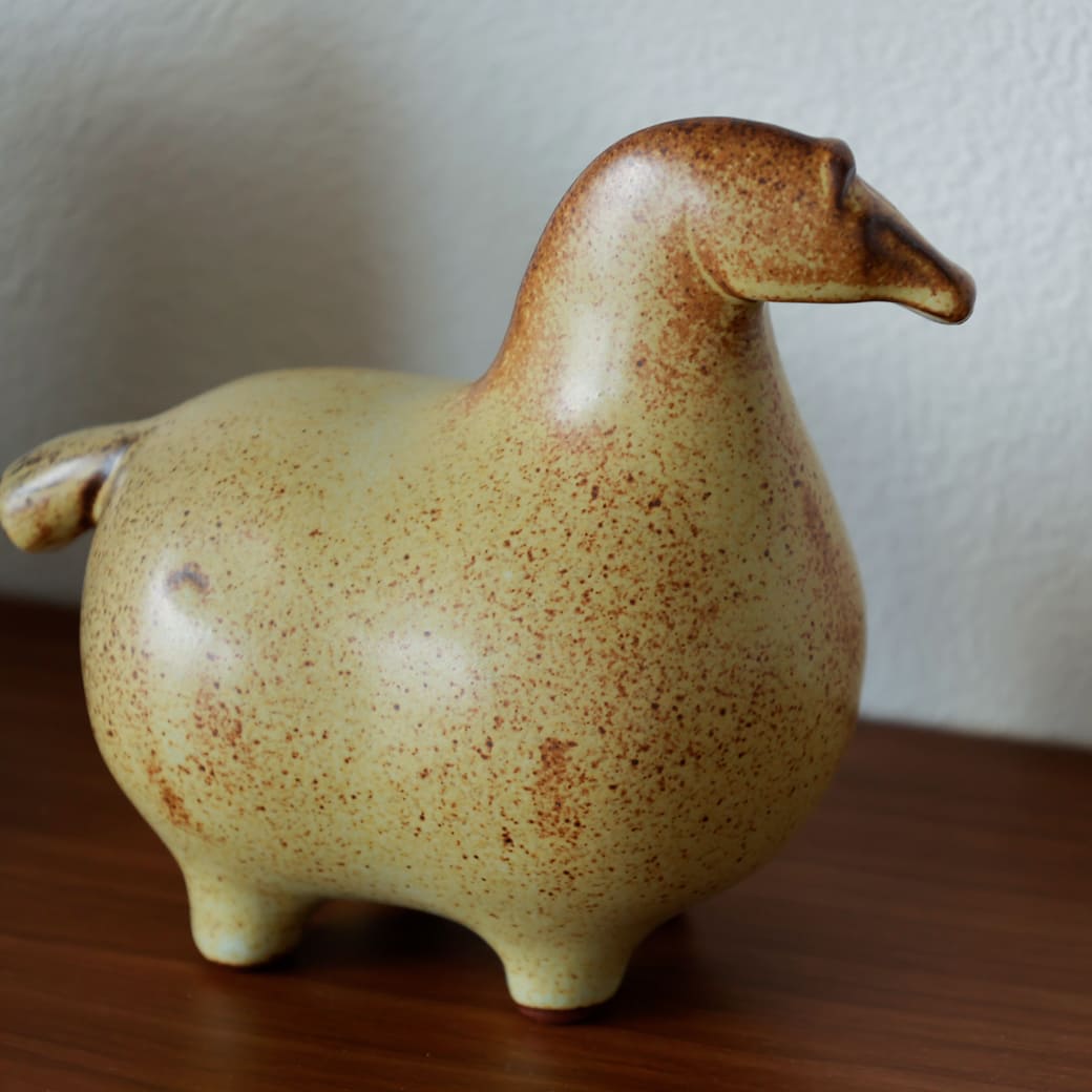m-ob03 かしわ窯 Ornament A horse - miion｜北欧ナチュラルモダン家具