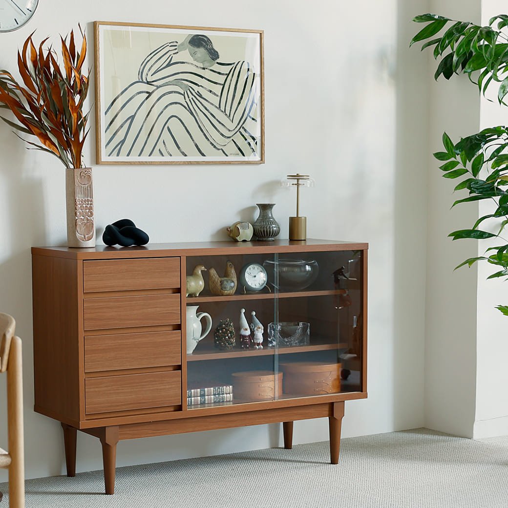 Oliver オリバー サイドボード 34万 美品 展示品 モダン キャビネット