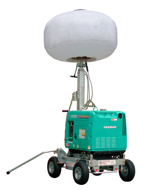 エンジンバルーン投光機 | レンタルはカイノス／建設機械器具の