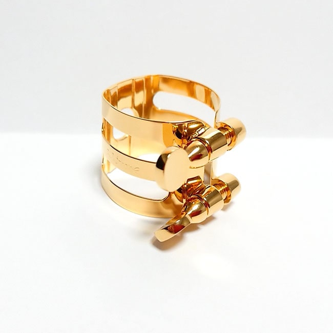 ウッドストーン バスクラリネット用 リガチャー ラバー用 GP 金メッキ