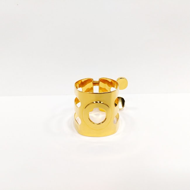 ウッドストーン バスクラリネット用 リガチャー ラバー用 GP 金メッキ