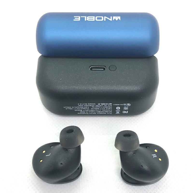 中古品》Noble Audio ワイヤレスイヤホン FoKus H-ANC ブルー: PA