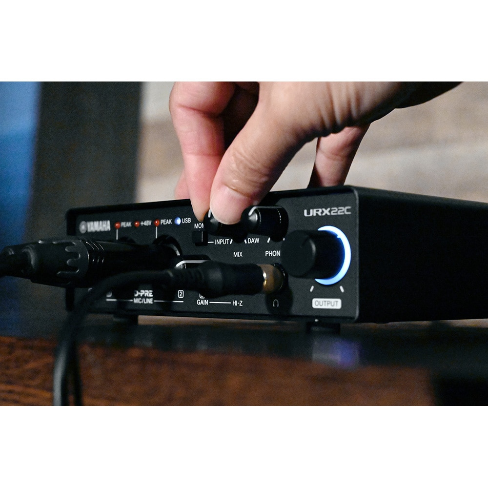 YAMAHA オーディオ MIDI インターフェイス URX22C / 2コンボ入力 USB-C