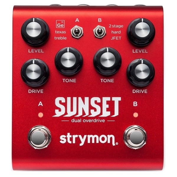 Strymon SUNSET Dual Overdrive: エフェクター｜三木楽器公式通販サイト