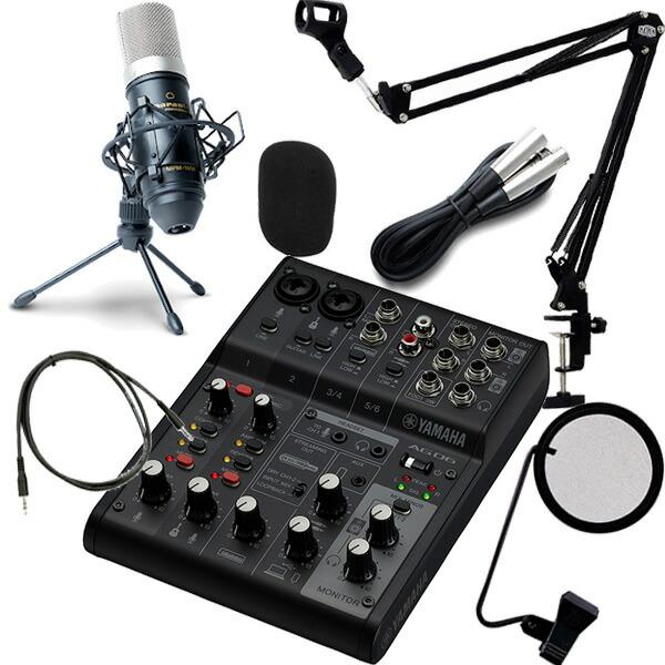 ほぼ新品】YAMAHA AG06 MK2 + MPM-1000 セット YAMAHA ミキサー