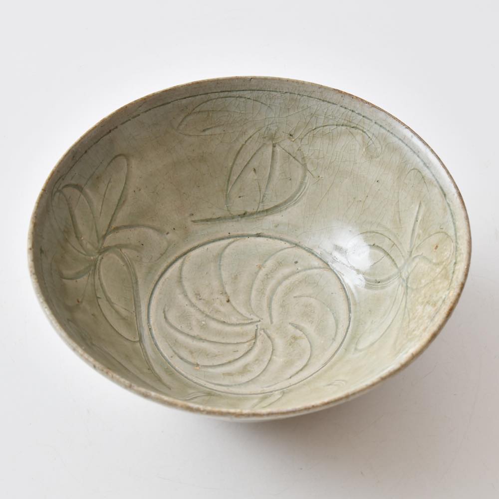 中国 染付 人物紋碗 銘文あり 送料込み250218 金山 中国 大明萬暦年製