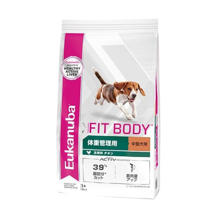 ユーカヌバ ミディアム フィット ボディ（体重管理用 中型犬用