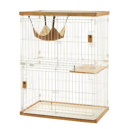 リッチェル 木製お掃除簡単キャットサークル 【送料無料】｜みんなの