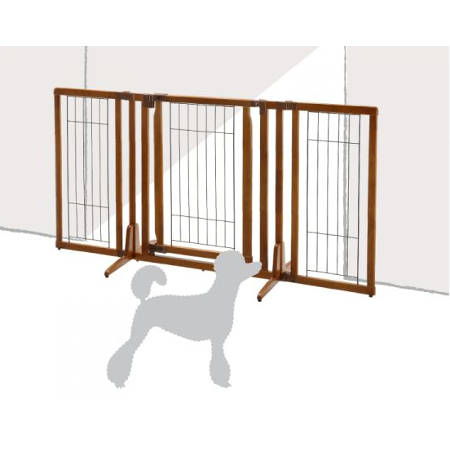 リッチェル 木製おくだけドア付ペットゲート H 【送料無料】｜みんなの