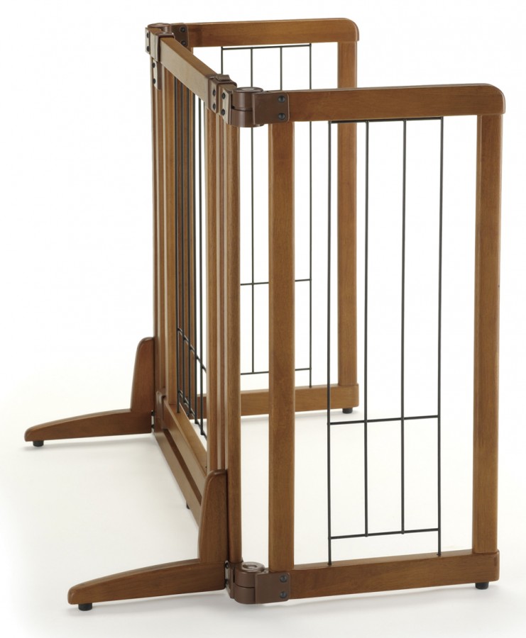 リッチェル 木製おくだけドア付ゲート 【送料無料】｜みんなのペット