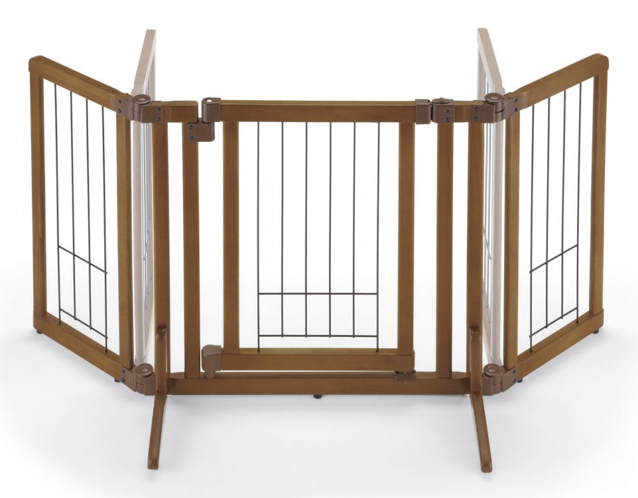 リッチェル 木製おくだけドア付ゲート 【送料無料】｜みんなのペット