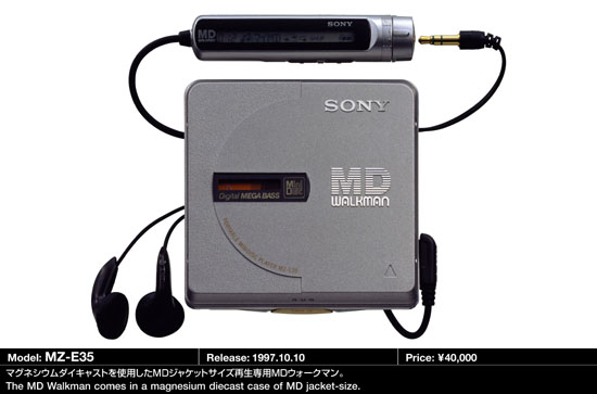 SONY MDウォークマン MZ-E35 MDプレーヤー 3471 SONY MZ-E35 MD