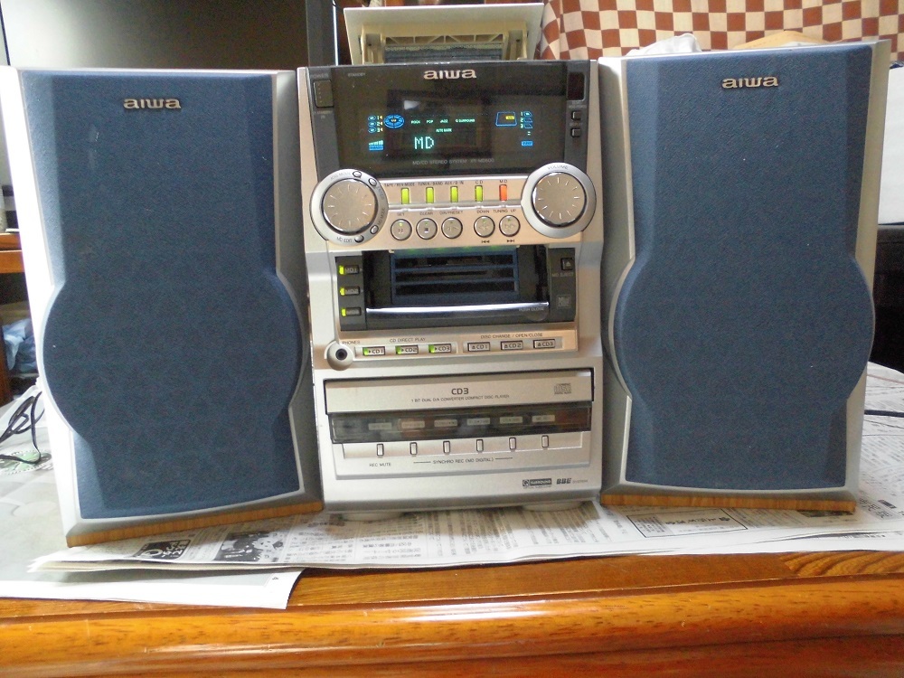 aiwa ミニコンポ XR-MD500 スピーカーのみ aiwa ミニコンポ XR-MD500