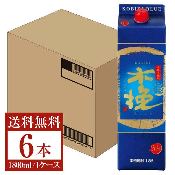 本格芋焼酎 さつま木挽 ブルー 20度 1800ml 1ケースの通販