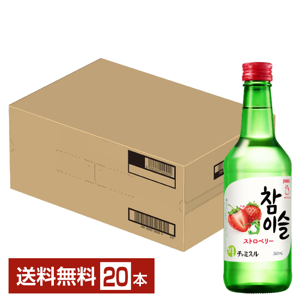 眞露 チャミスル ストロベリー 360ml 20本 1ケースの通販 焼酎