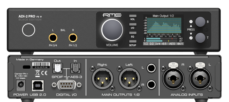 RME AUDIO(アールエムイーオーディオ) ADI-2 Pro FS R Black Edition