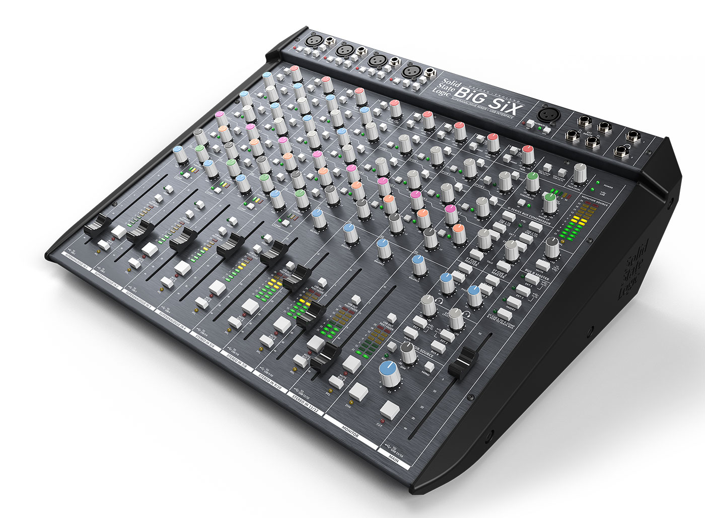 Solid State Logicが16ch デスクトップ ・ミキシング・コンソール “BiG