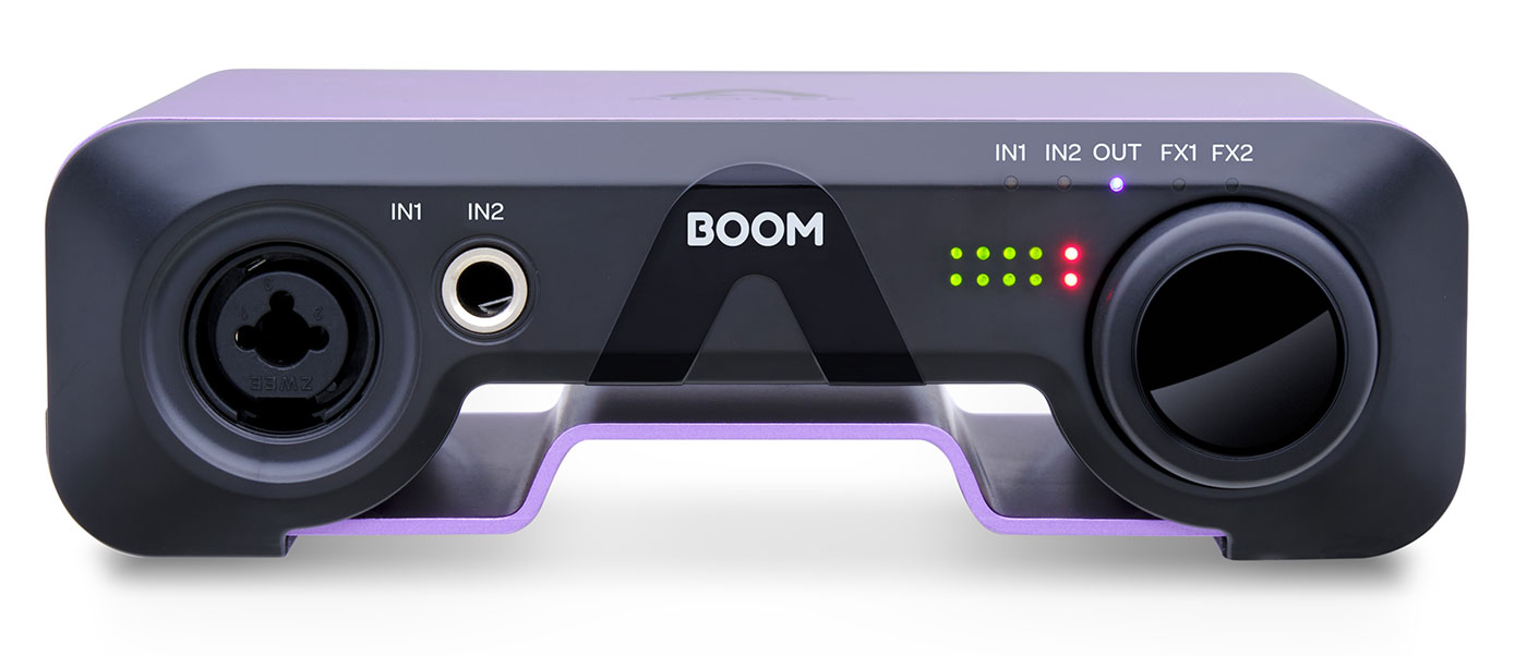 ApogeeがDSP FX内蔵オーディオインターフェイスBOOMを発売！高品位な