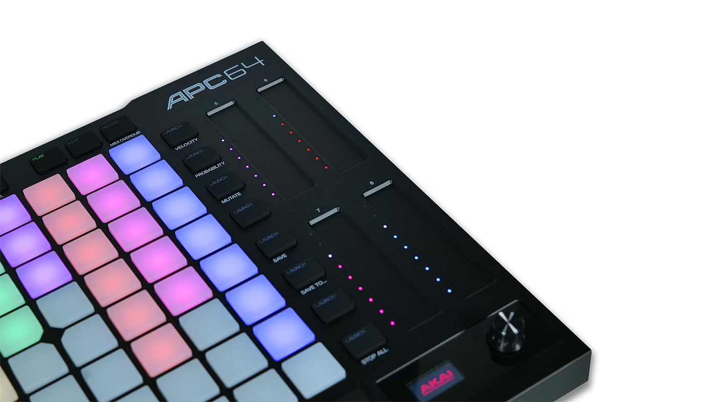 AKAIが次世代AbletonコントローラーAPC64を発売！64個のベロシティ