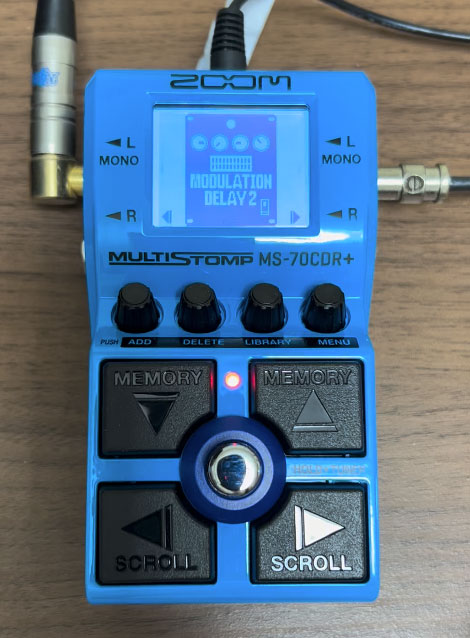 ZOOM MS-70CDR+ 純正電源ケーブルセット ZOOM MS-70CDR+ MultiStomp