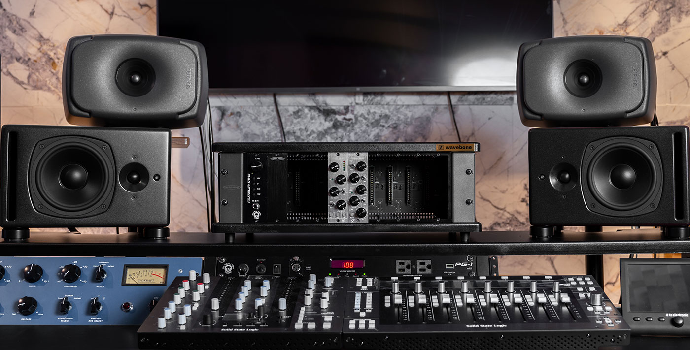 2個セット】2Uスタジオラック ブラック 19インチラック スタジオ家具