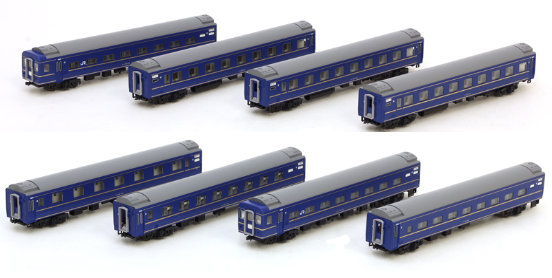 KATO 24系寝台特急「あさかぜ」（金帯）7両基本セット + 8両増結