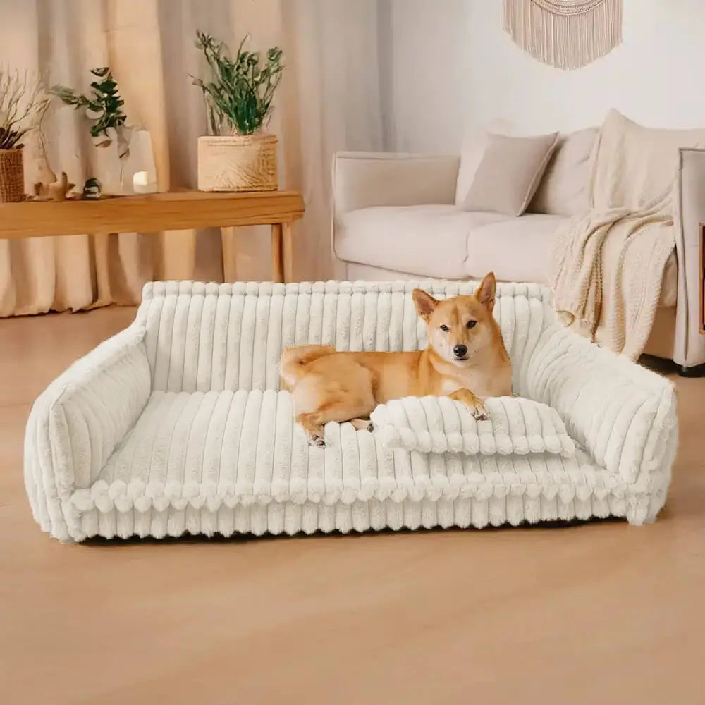 未使用ambient lounge 犬ベッド Sサイズ ラビットファー 未使用ambient
