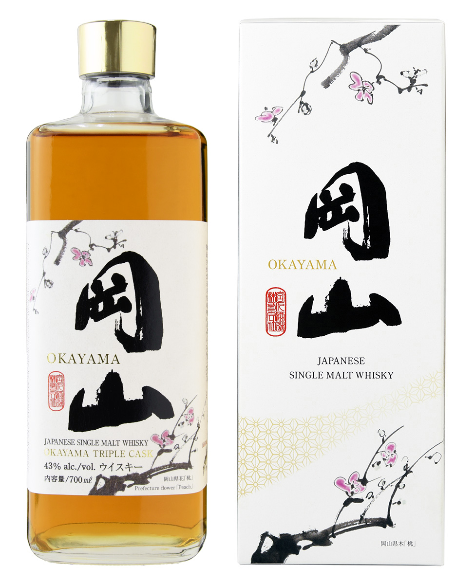 岡山蒸溜所 シングルモルトウイスキー 岡山 ミズナラ 2021 限定品×2本