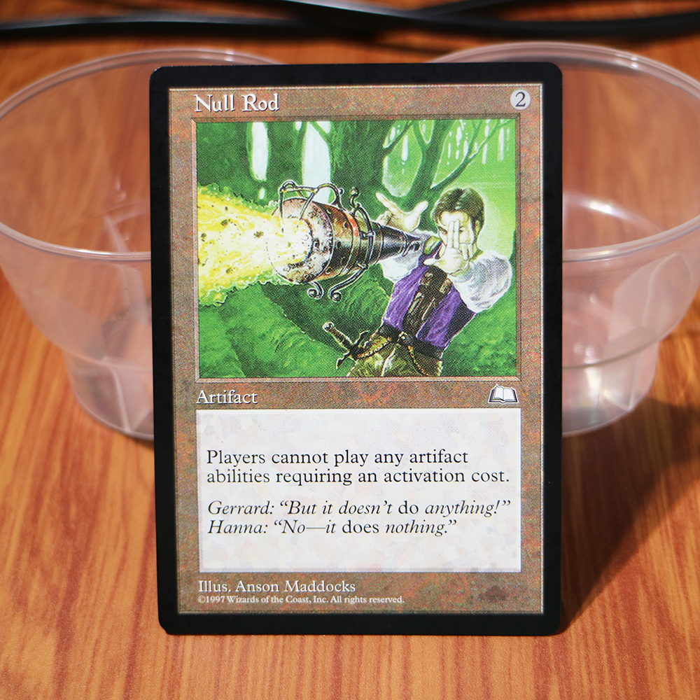 無のロッド マジックザギャザリング MTG Null Rod 日本語 無のロッド