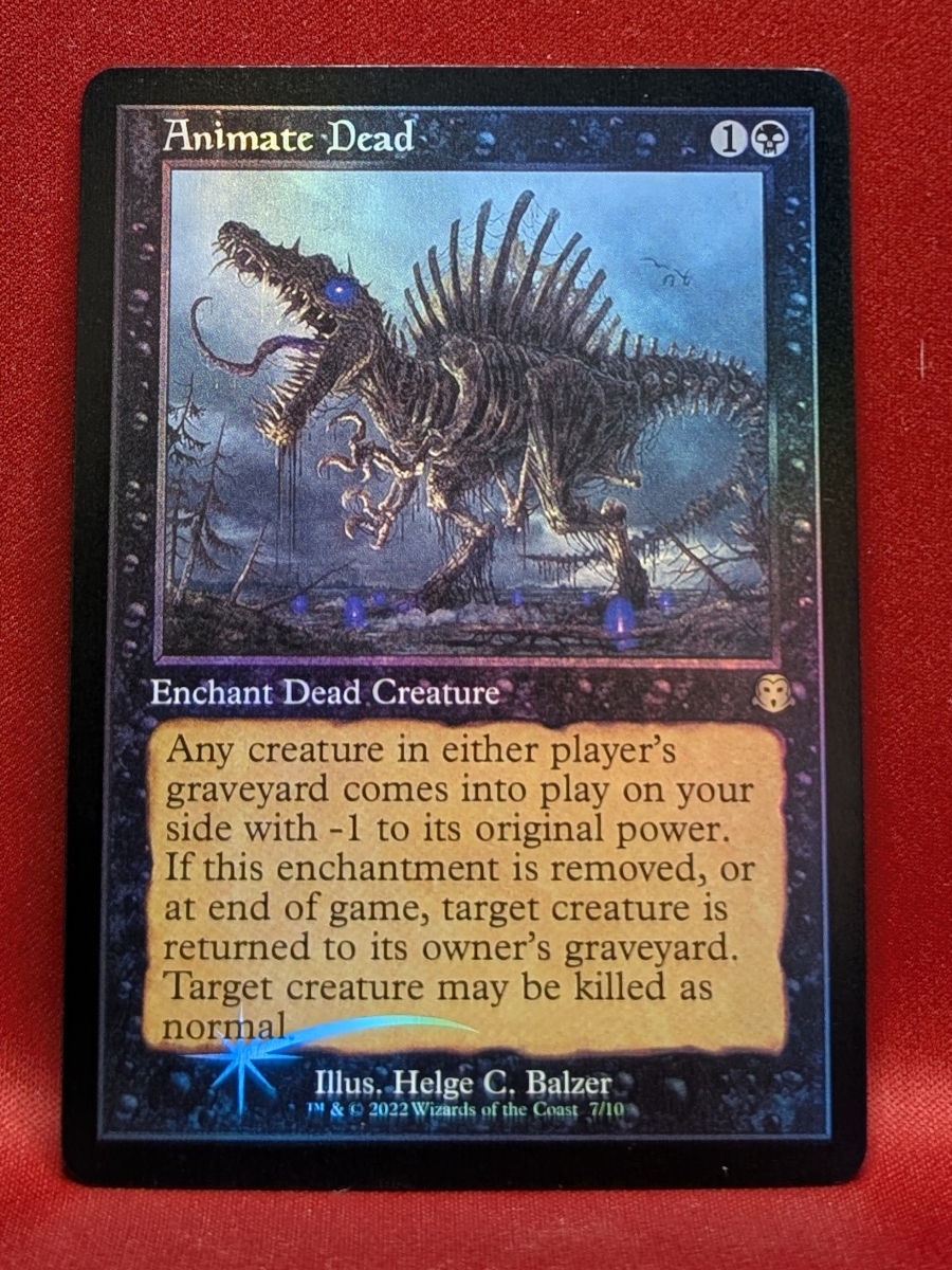 動く死体 ジャッジ旧枠foil3枚 Animate Dead ジャッジプロモ 旧枠foil