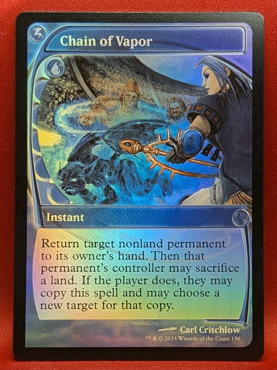 MTG 蒸気の連鎖/Chain of Vapor ONS英語FOIL 蒸気の連鎖 初版 英語版