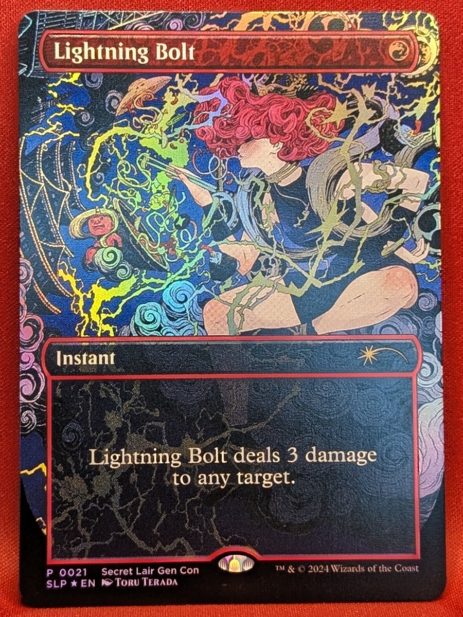 MTG 稲妻 英語版 foil ジャッジ褒賞版 1枚 MTG 稲妻 英語版 foil ジャッジ