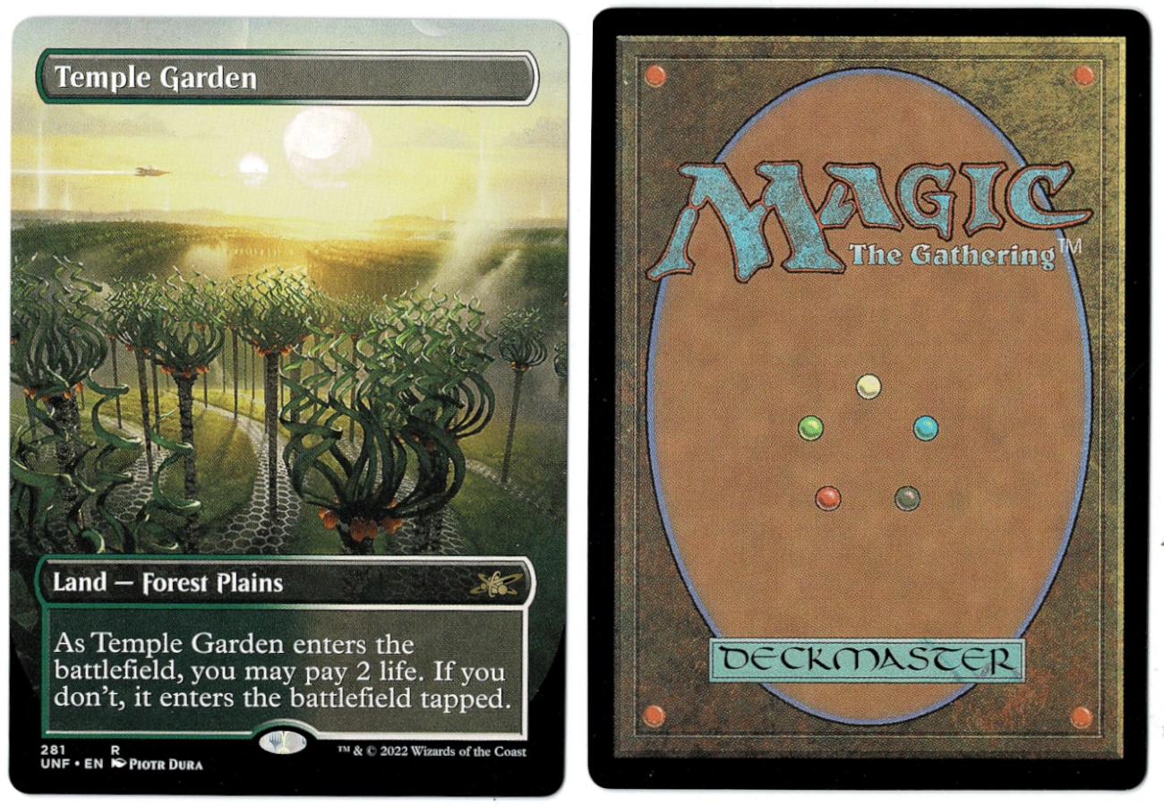 MTG】 Temple Garden UNF ギャラクシーfoil MTG Temple Garden