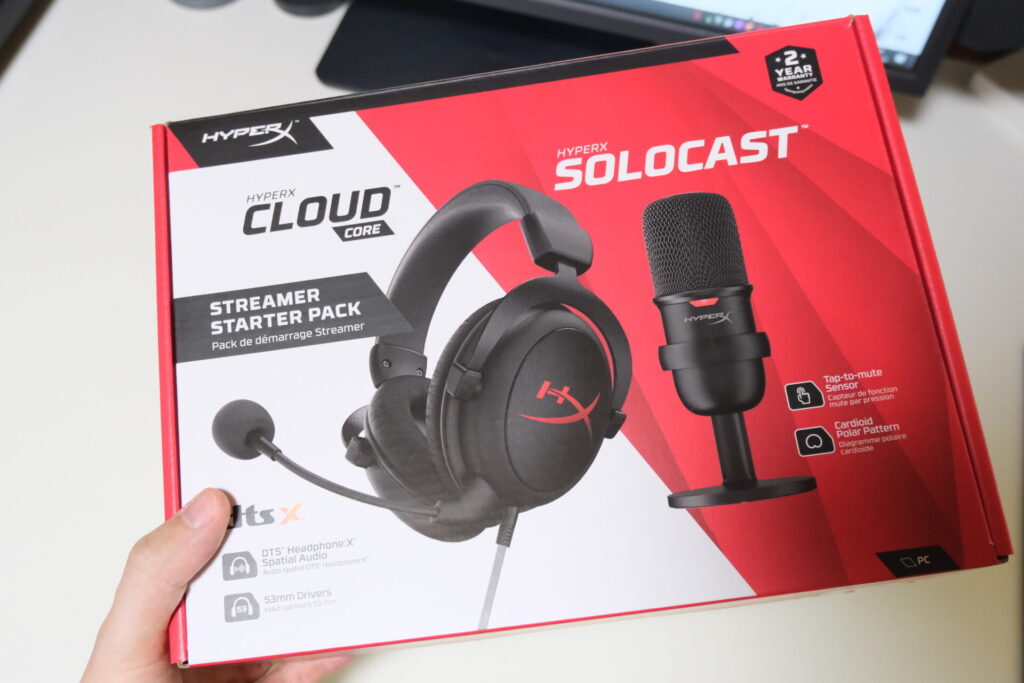 レビュー】HyperX Streamer Starter Pack！人気ヘッドセット＆USB