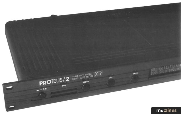 E-MU PROTEUS/1(通電なし)と PROTEUS/2 (通電確認) E-MU PROTEUS/1