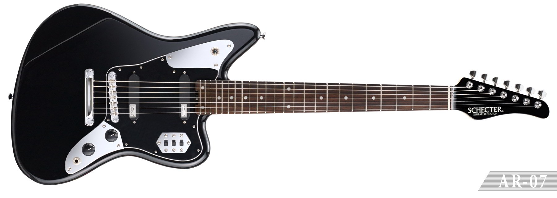 SCHECTER AR-07 ジャガータイプ 7弦ギター 受注生産】SCHECTER