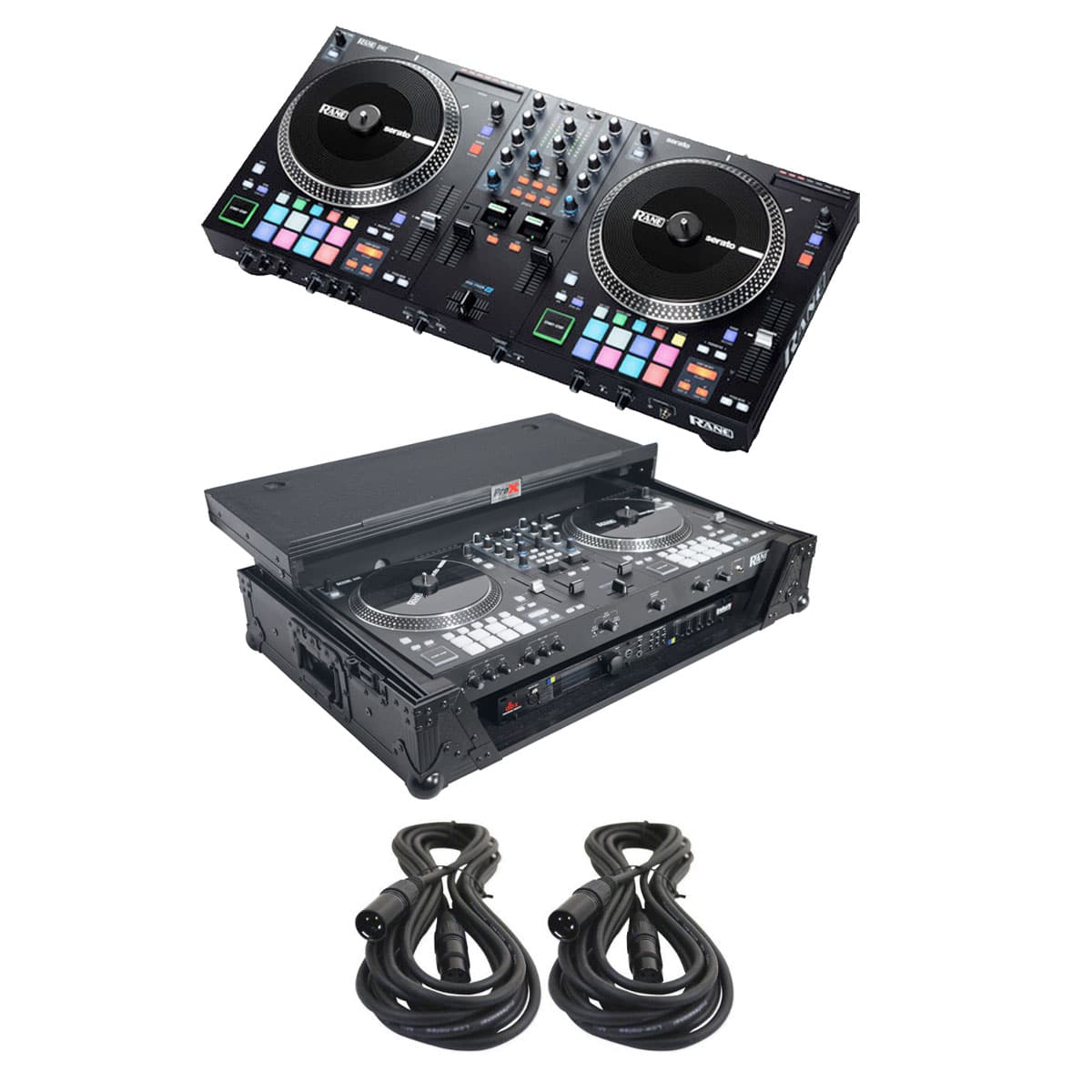 RANE ONE Professional all-in-one motorized DJ controller w/Black