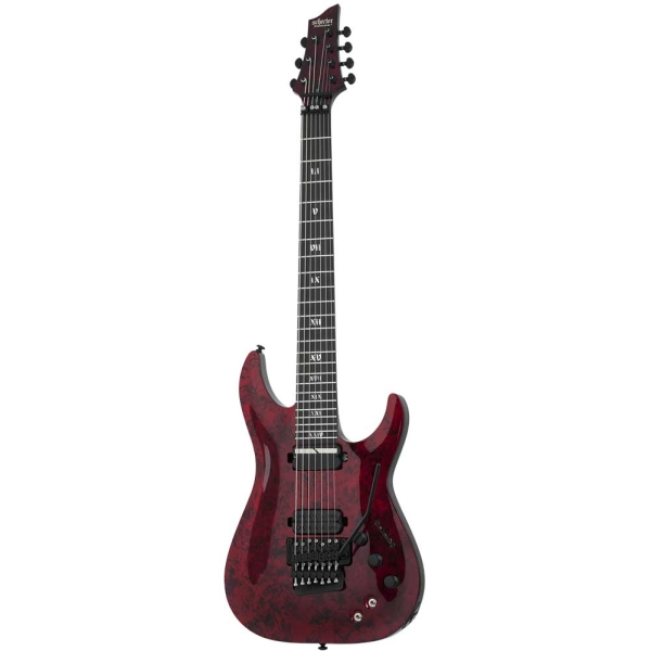 Schecter C-7 FR S Apocalypse Red Reign with Sustainiac 3058
