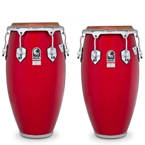 Remo Crown Percussion 10″ x 11″in Conga Set with Stand CR-P110-00