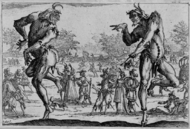 額装品 1621年頃 フランス 巨匠 ジャック・カロ 「スフェサニア舞踏会