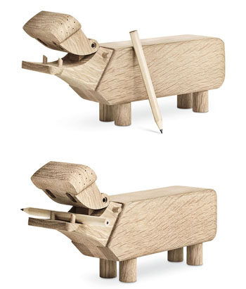 Kay Bojesen: Wooden Hippo Rosendahl - Oak: NOVA68.com