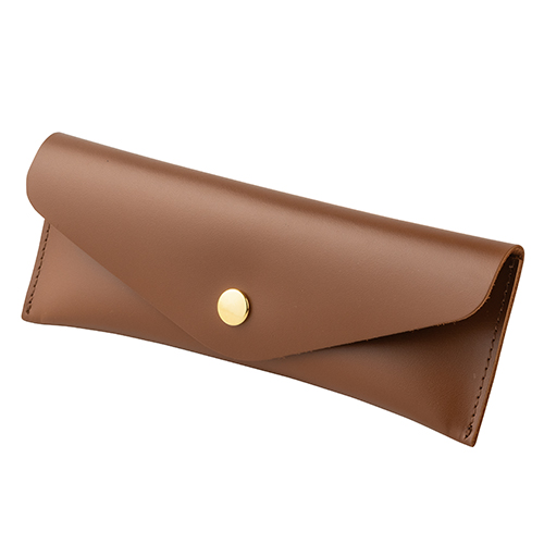 本革フラップペンケース(ブラウン)｜ノベルティストア