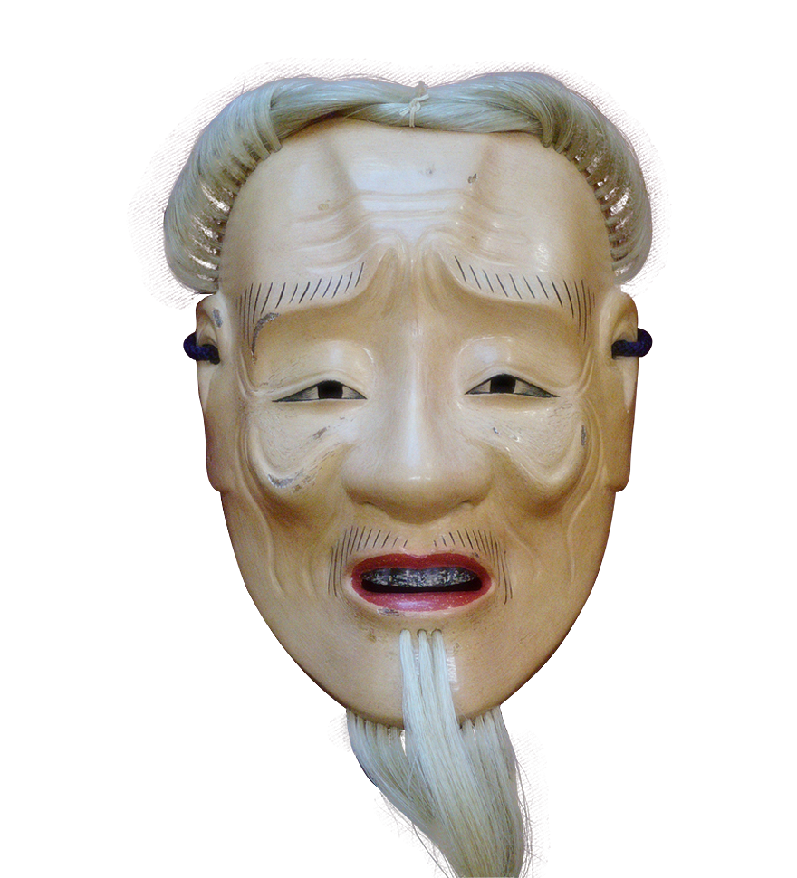 能面 小牛尉 23cm 陶器製 【公式通販】