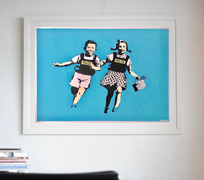 額装品/banksy bristol Dorothy 2009/バンクシー