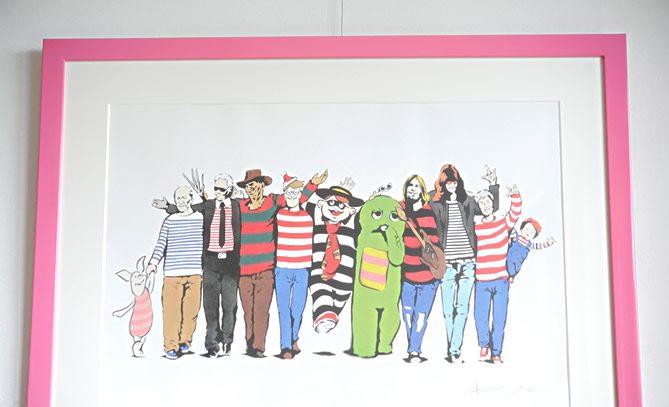 Kurry NO BORDER 11人の喜客 - オフセット版をフレーム/額縁「Eternity