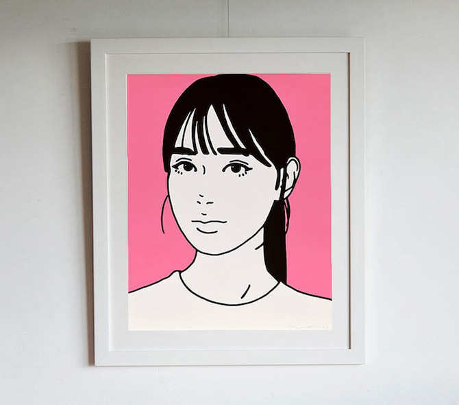 アメリカ初進出のKYNEの30枚限定のシルクスクリーンです。 ー