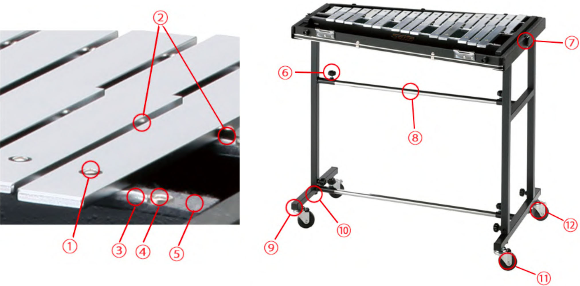 saito サイトー グロッケン 鉄琴 32鍵 グロッケン 鉄琴 saito