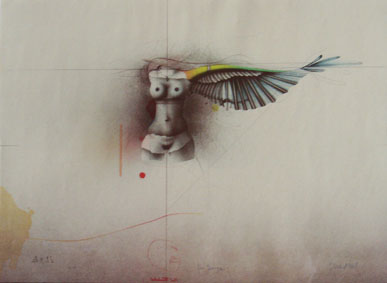 ポール・ヴンダーリッヒPaul Wunderlich魔法の杖 リトグラフ ポール